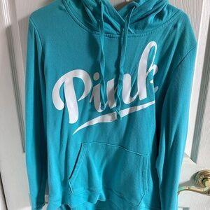 Victoria's Secret PINK Turquoise Hoodie Sweater
